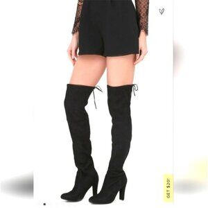 Steve Madden Gorgeous Over-The-Knee Boot in Black Size 9